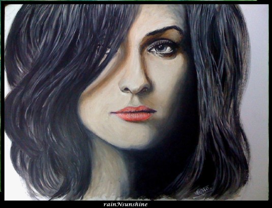 soul ache _oil painting by rainNsunshine frame