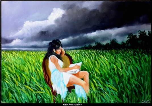 the great escape _ oil painting by rainNsunshine _frame