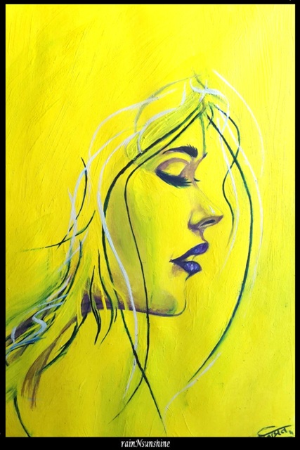 yellow dream_ oil painting by rainNsunshine - frame - resized