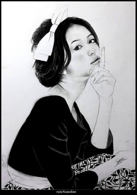 you are nothing but a black and white dream_ incomplete sketch by rainNsunshine_ frame _res