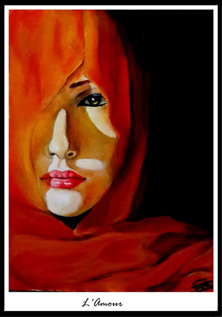 Amour _ oil painting by Trinath Sen