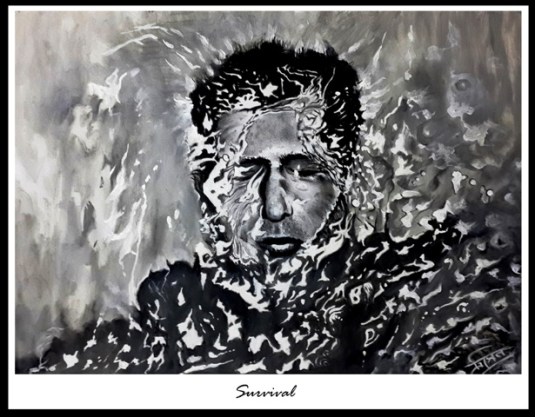 dare to dream_ pencil sketch and acrylic by Trinath Sen